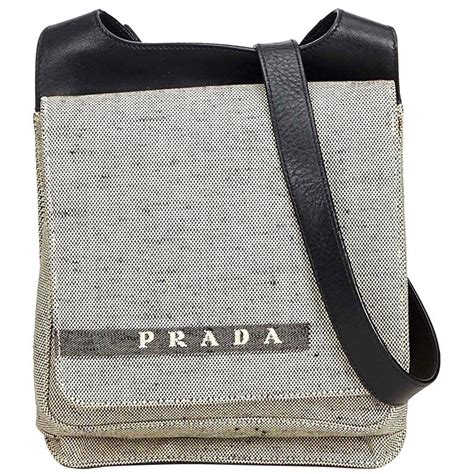 prada canvas crossbody bag